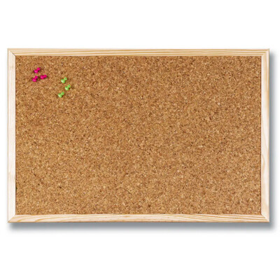 Korková tabuľa v drevenom ráme 60x90 cm