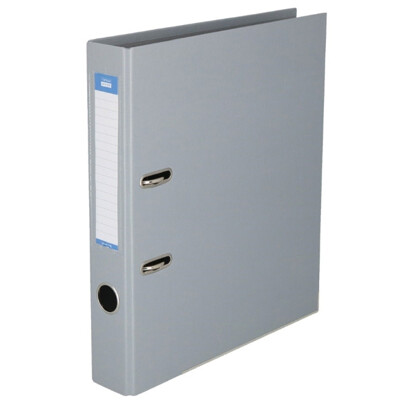 Poradač pákový Office, celoplastový A4 50 mm - šedý (šedý )